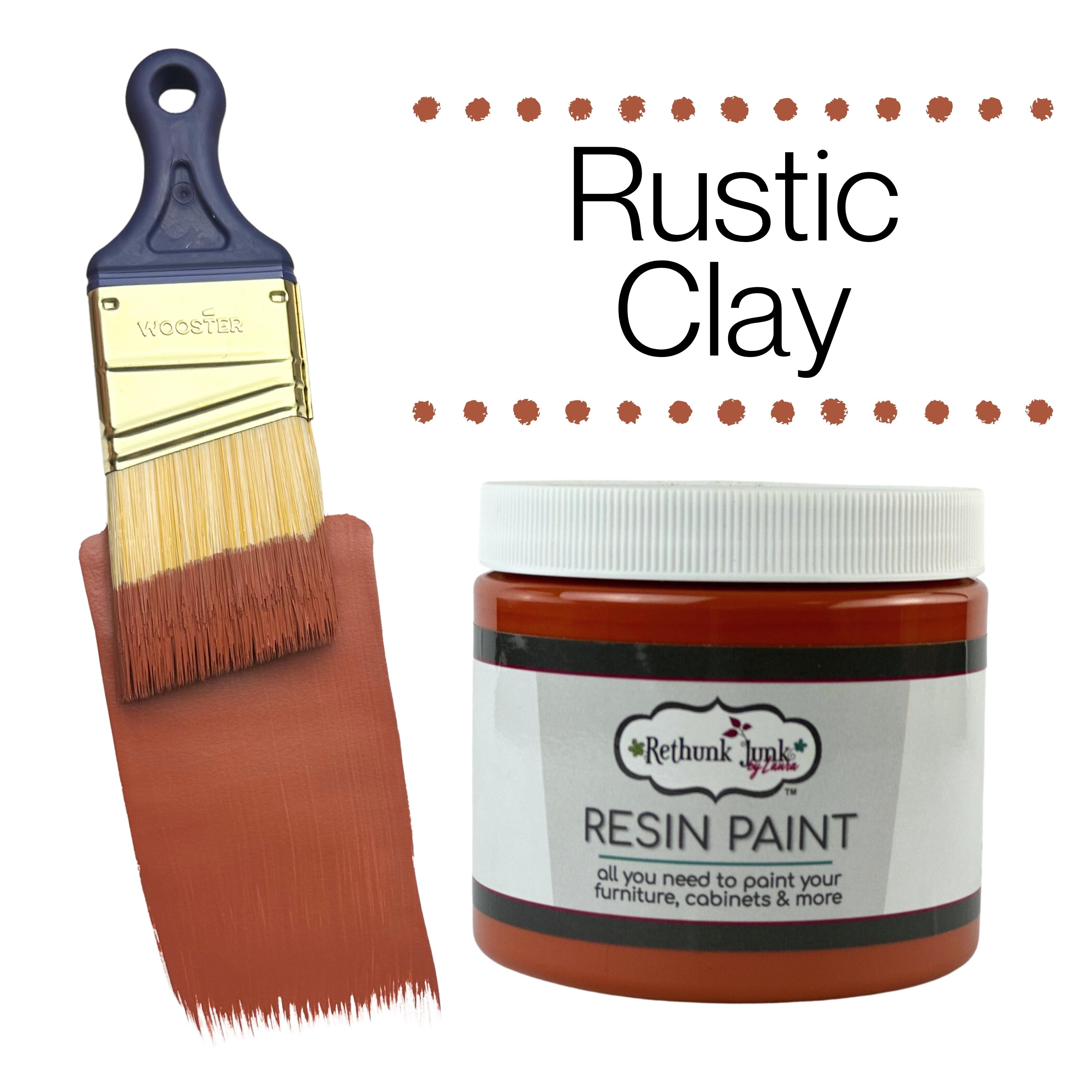 Rethunk Junk by Laura Resin Paint Rustic Clay Rethunk Junk Paint Co