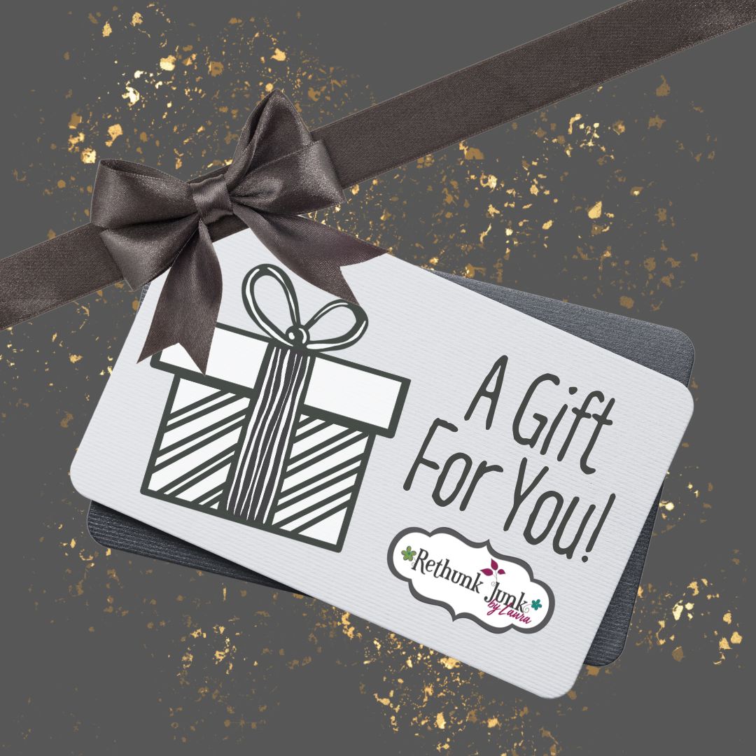 Gift card featuring the words "A Gift For You!" and a gift box