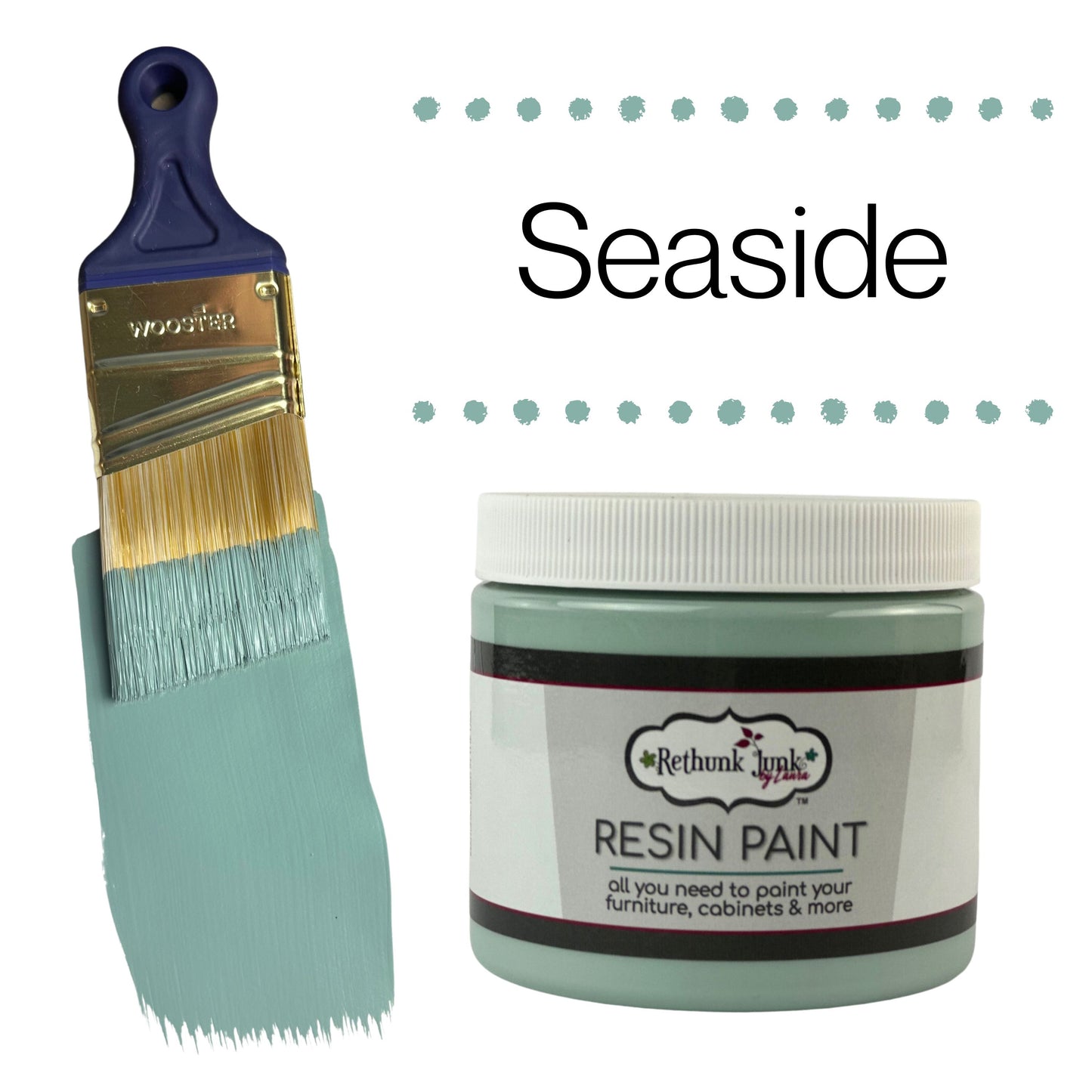 Rethunk Junk by Laura Resin Paint Seaside 32oz